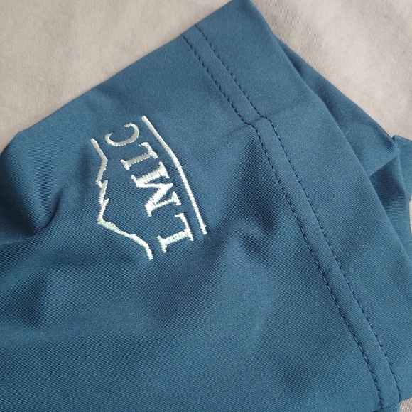 Peter Millar Shirt Mens XL Blue  Summer Comfort Stretch Yellowstone Club Golf - Picture 2 of 10